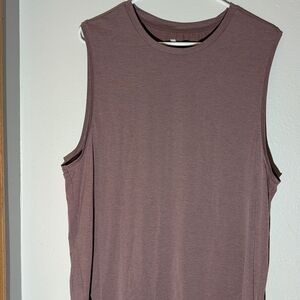 all in motion Sleeveless Crewneck Tank Top in Mauve Brown